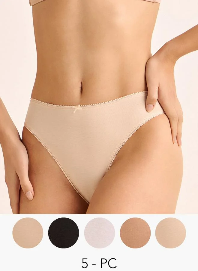 Splash FAV Set of 5 - Bikini Briefs with Lace Trim